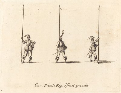 Wiertarka z podniesionymi szczupakami autorstwa Jacques Callot