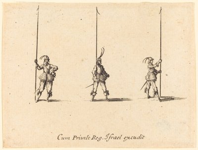 Wiertarka z podniesionymi szczupakami autorstwa Jacques Callot