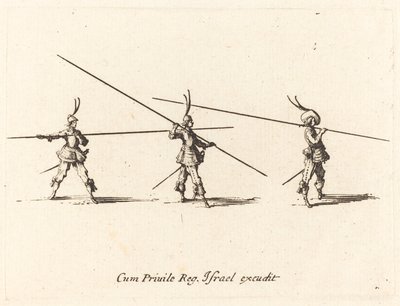 Wiertarka z pochylonymi szczupakami autorstwa Jacques Callot