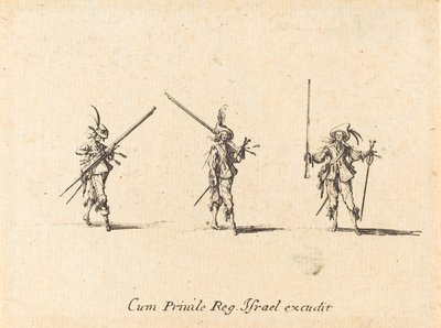 Wiertło z muszkietu autorstwa Jacques Callot
