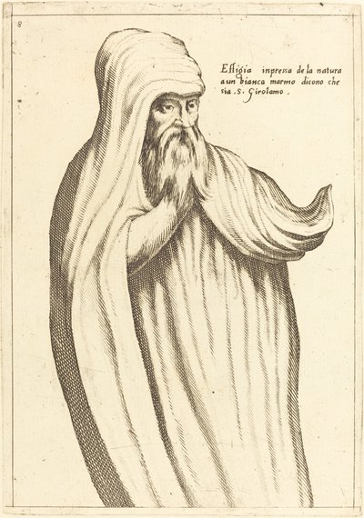 Wizerunek św. Hieronima autorstwa Jacques Callot