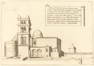 Elewacja kościoła autorstwa Jacques Callot