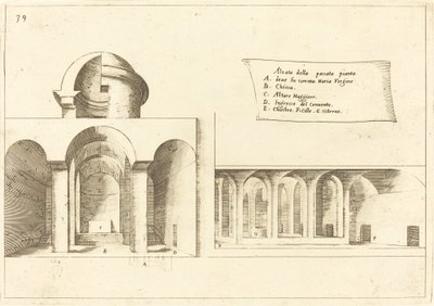 Elewacja kościoła autorstwa Jacques Callot