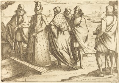 Zaokrętowanie w Genui autorstwa Jacques Callot