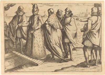 Zaokrętowanie w Genui autorstwa Jacques Callot