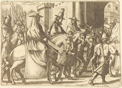 Wejście do miasta Ferrara autorstwa Jacques Callot