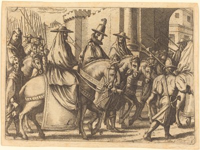 Wejście do Ferrary autorstwa Jacques Callot