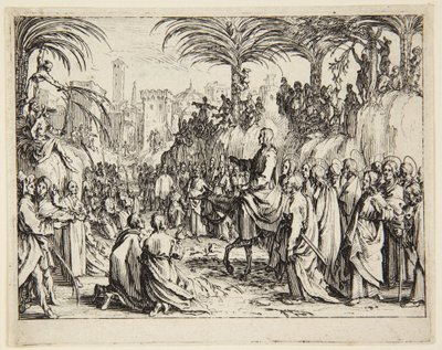 Wjazd do Jerozolimy autorstwa Jacques Callot