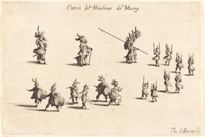 Wejście pana de Macey autorstwa Jacques Callot