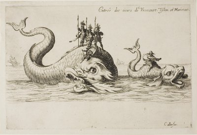 Wejście Mm. de Vroncourt, Tyllon i Marimont, z „Walki pod barierą” autorstwa Jacques Callot