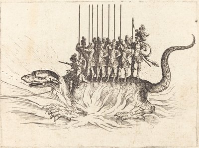Wejście Monseigneur Henry de Lorraine, markiza de Moy, pod imieniem Pirandre autorstwa Jacques Callot