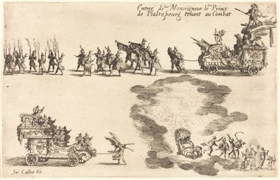 Wejście księcia Pfaltzbourg autorstwa Jacques Callot