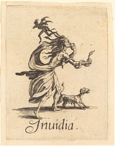 Zazdrość autorstwa Jacques Callot