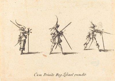 Strzelanie z muszkietu autorstwa Jacques Callot