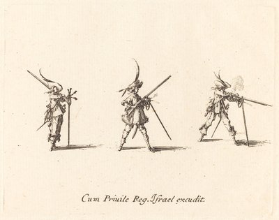 Strzelanie z muszkietu autorstwa Jacques Callot