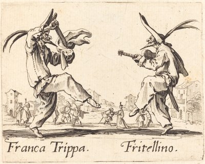 Franca Trippa i Fritellino, ok. 1930 r. 1622. autorstwa Jacques Callot
