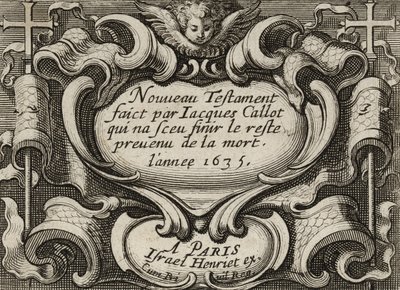 Frontyspis, ok.1635 autorstwa Jacques Callot