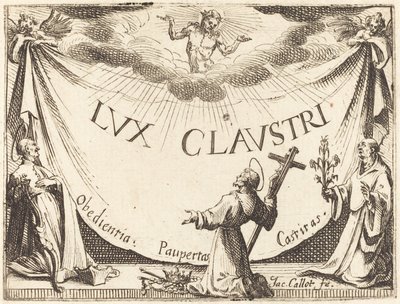 Frontyspis do „Światła klasztoru” autorstwa Jacques Callot