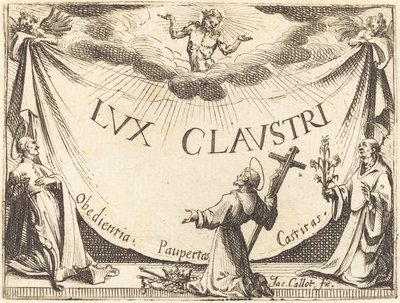 Frontyspis do „Światła klasztoru” autorstwa Jacques Callot