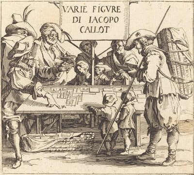 Frontyspis do „Różnej figury” autorstwa Jacques Callot