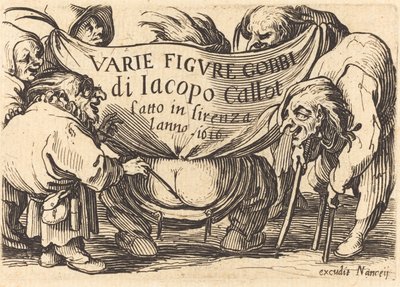 Frontyspis „Varie Figure Gobbi” („Różne figurki garbusa”) autorstwa Jacques Callot