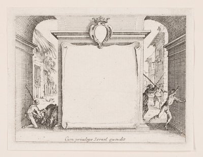 Frontyspis z serii La vie de l autorstwa Jacques Callot