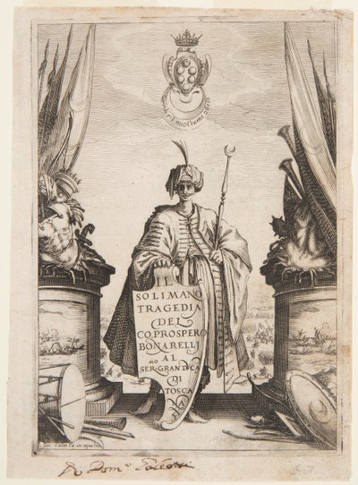 Frontyspis Solimana, Drugie Państwo autorstwa Jacques Callot