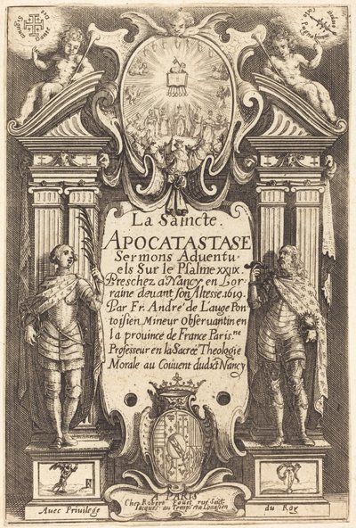 Frontyspis Świętej Apokastazy. autorstwa Jacques Callot