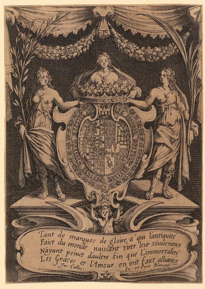 Frontyspis, plansza 1 z serii „Turniej” autorstwa Jacques Callot