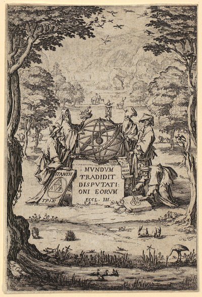 Frontyspis do „Sacra Cosmologia” autorstwa Jacques Callot