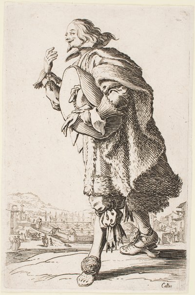 Gentleman Bowing, z cyklu „Szlachta Lotaryngii” autorstwa Jacques Callot