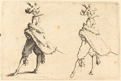 Pan widziany z boku autorstwa Jacques Callot