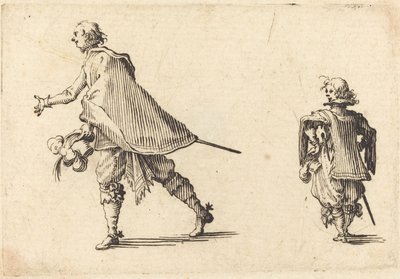 Dżentelmen i jego strona autorstwa Jacques Callot