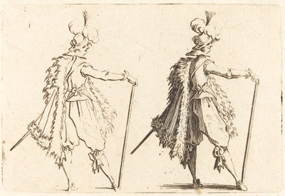 Dżentelmen z Laską autorstwa Jacques Callot