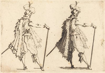 Dżentelmen z Laską autorstwa Jacques Callot