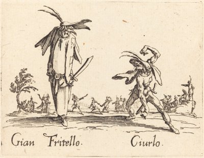 Gian Fritello i Ciurlo autorstwa Jacques Callot
