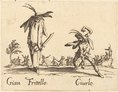 Gian Fritello i Ciurlo, ok. 1930 r. 1622. autorstwa Jacques Callot