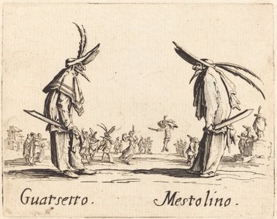 Guatsetto i Mestolino autorstwa Jacques Callot