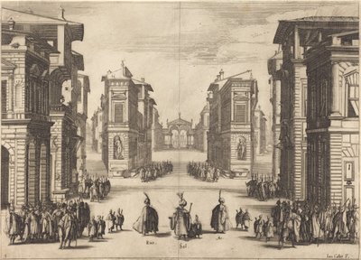Il Solimano, akt I autorstwa Jacques Callot