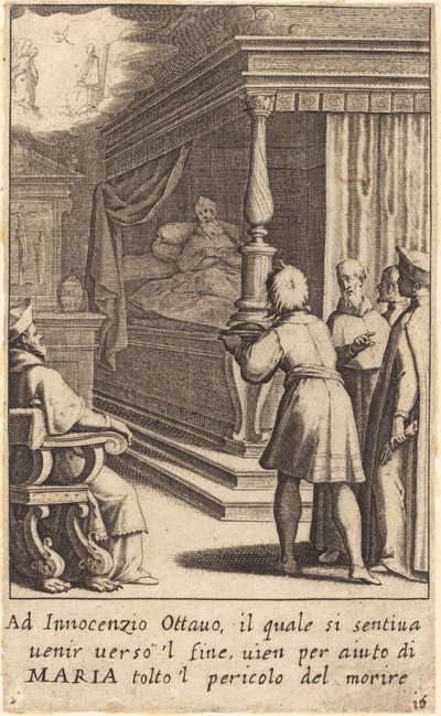 Innocenty VIII, 1619. autorstwa Jacques Callot