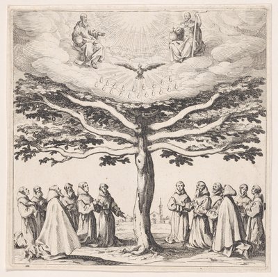 Drzewo świętego Franciszka autorstwa Jacques Callot