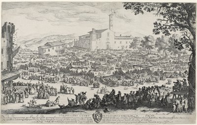 Targi Impruneta autorstwa Jacques Callot