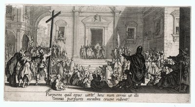 La Grande Passion, jedna z 7 rycin ... (rycina) autorstwa Jacques Callot