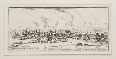 Bitwa, płyta 3 z serii The Great Miseries of War autorstwa Jacques Callot