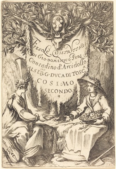 Piękny ogrodnik autorstwa Jacques Callot