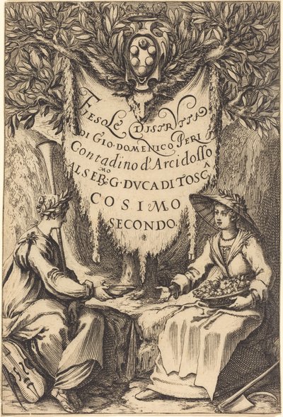 Piękny ogrodnik, 1619. autorstwa Jacques Callot
