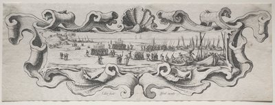 Lądowanie oddziałów. autorstwa Jacques Callot