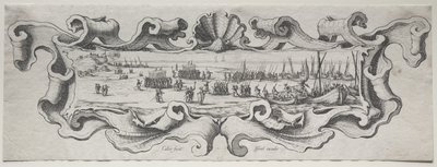 Lądowanie wojsk autorstwa Jacques Callot