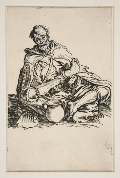 Malingreux - nr 13 Les Gueux autorstwa Jacques Callot
