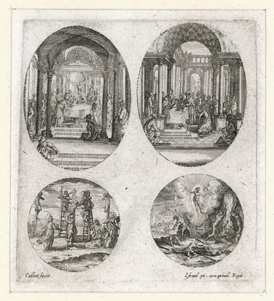 Cuda Męki Pańskiej ... (rycina) autorstwa Jacques Callot